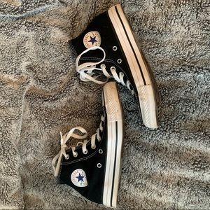 Black High Top Converse Mens/Women’s
